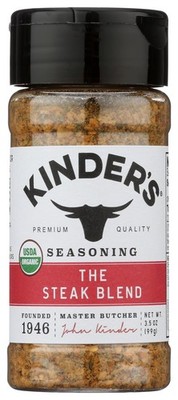 KINDERS Organic The Steak Blend Seasoning, 3.5 OZ Ounce (Pack of 1)