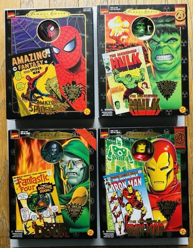 Marvel Famous Covers Iron Man / Doctor Doom / Wolverine / Spider-Man / 19 Total - Picture 5 of 19