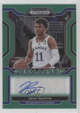 2022-23 Panini Prizm Draft Picks College Penmanship Green Remy Martin Auto 11qc