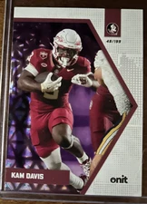 2025 ONIT FSU Football - Kam Davis - Purple Parallel 48/199