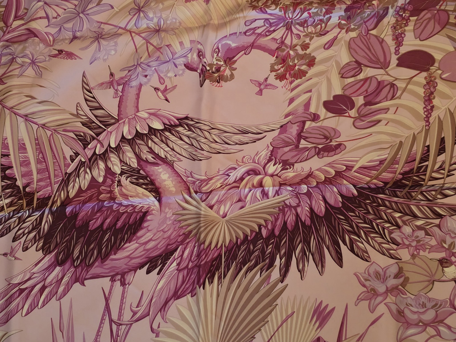 AUTHENTIC HERMES Silk Scarf 90 