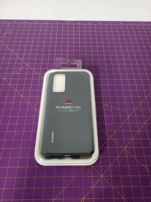Original Huawei P40 Hülle PU Case Schutzhülle Tasche Ink Green   Neu & OVP