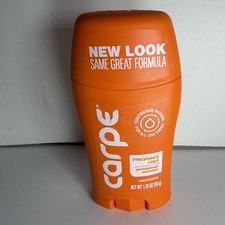 Carpe FRAGRANCE FREE Underarm Antiperspirant Deodorant 1.76oz Sealed
