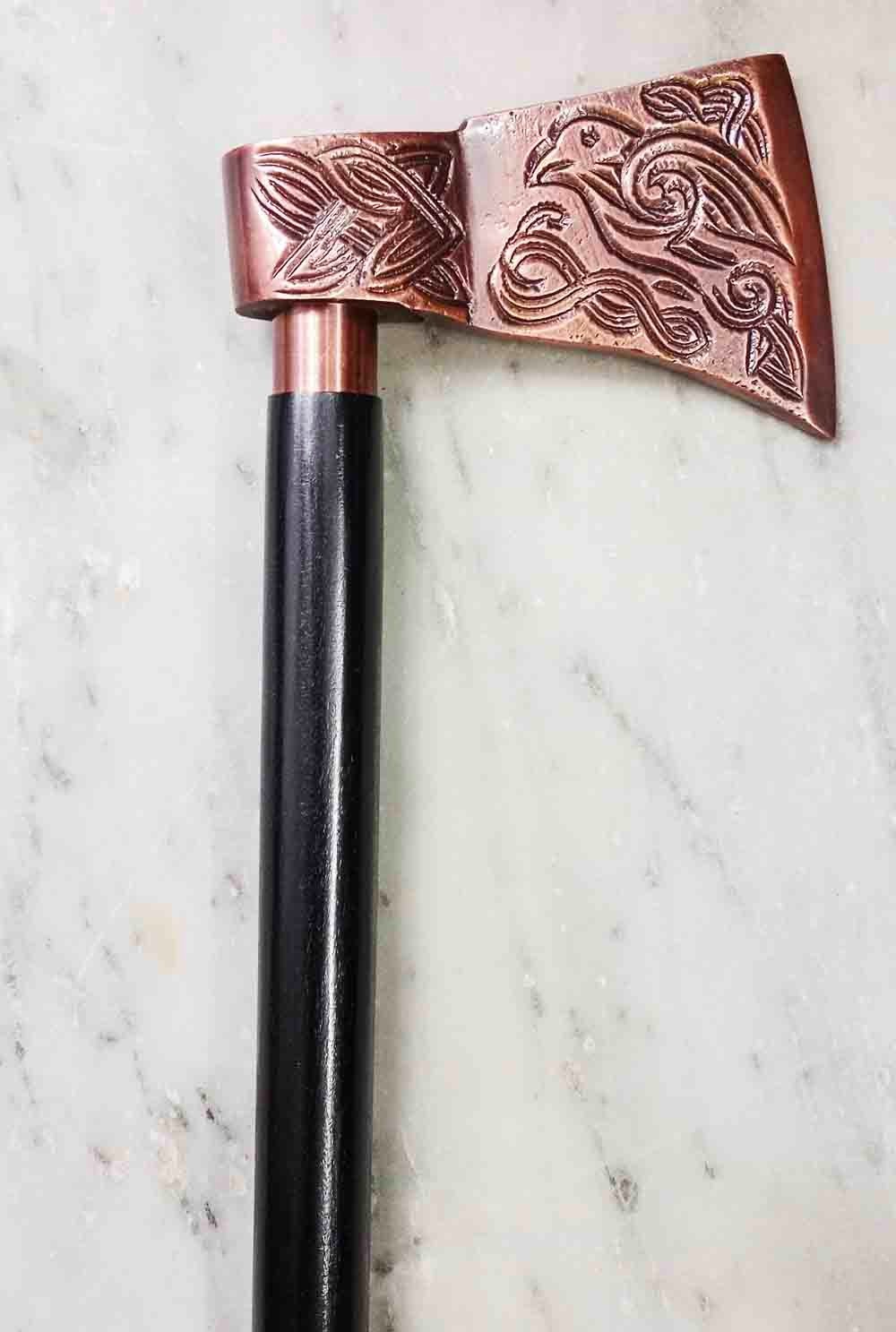 Solid Viking Axe Head Designer Antique Style Hand… - image 1