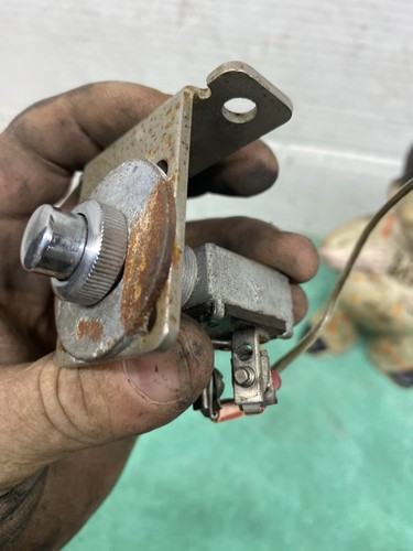 Vintage 1930s 1940s Dash Chrome Push Button Starter Switch Works With Bracket - Picture 4 of 18