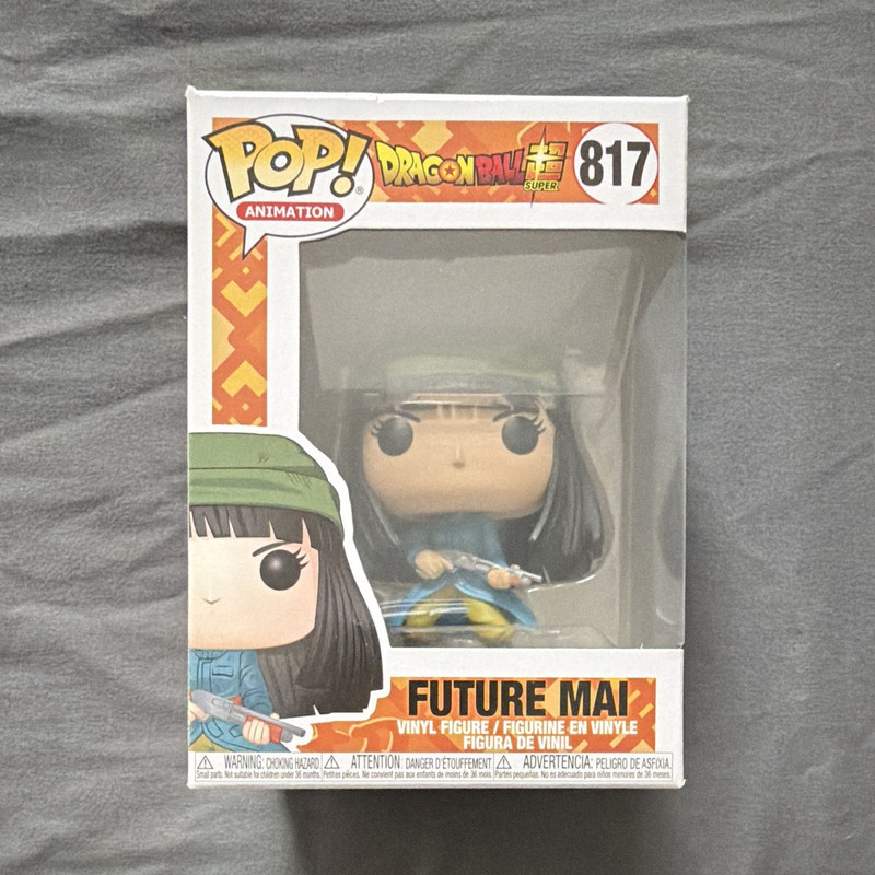 Funko Pop! Animation: Dragon Ball Super Future Mai Vinyl Figure #817 Boxed