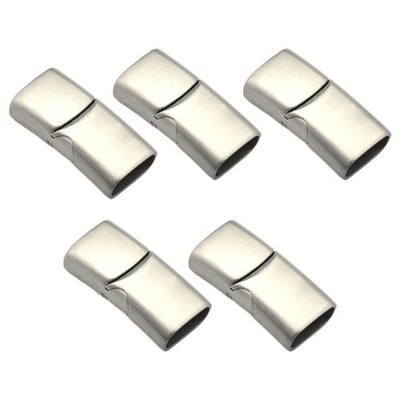 5x Magnet Schmuck Zubehör Verschlüsse Armband Verbinder Schnalle Silber S
