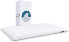Ultra-thin Gel Memory Foam Pillow for stomach and back sleepers 