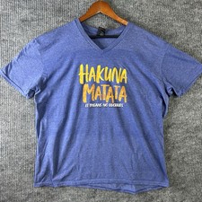 Disney The Lion King T Shirt Adult XL Broadway Musical Hakuna Matata NWOT
