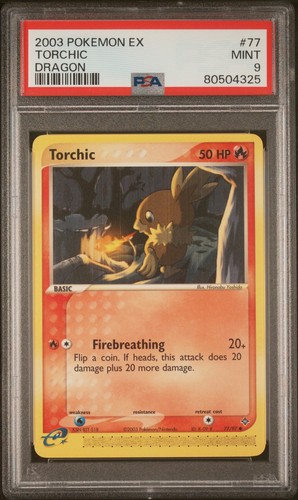 Torchic graded PSA 9 for sale on eBay