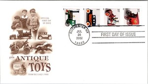 S09-5934, ANEIQUE TOYS, COIL STRIP, ARTCRAFT FDC
