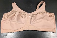 Glamorise Full Figure Plus Size MagicLift Support Bra Wirefree 1001 Beige 48DD