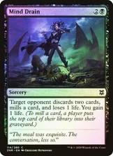 MTG - Mind Drain - Foil - Zendikar Rising - Magic the Gathering