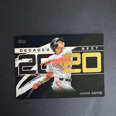 2020 Topps Decades Next Black /299 Juan Soto #DN-12
