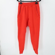 Joah brown Sweatpants Womens S/M Stadium jogger Made In USA Pull On pant Cotton