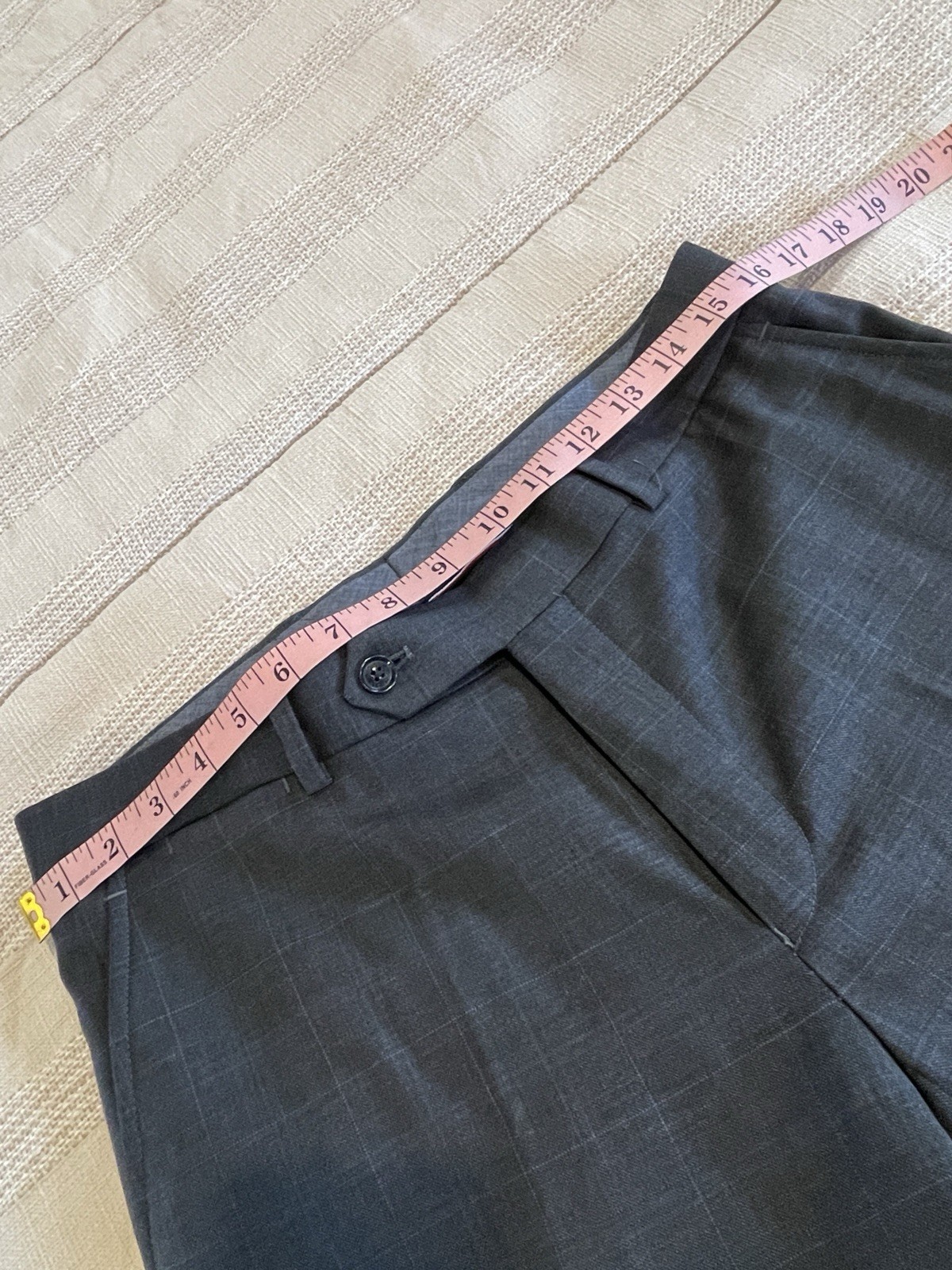 Tommy Hilfiger 2 Piece Suit Men’s 38S Pants 32x28 Charcoal Wool Blend thumbnail 15