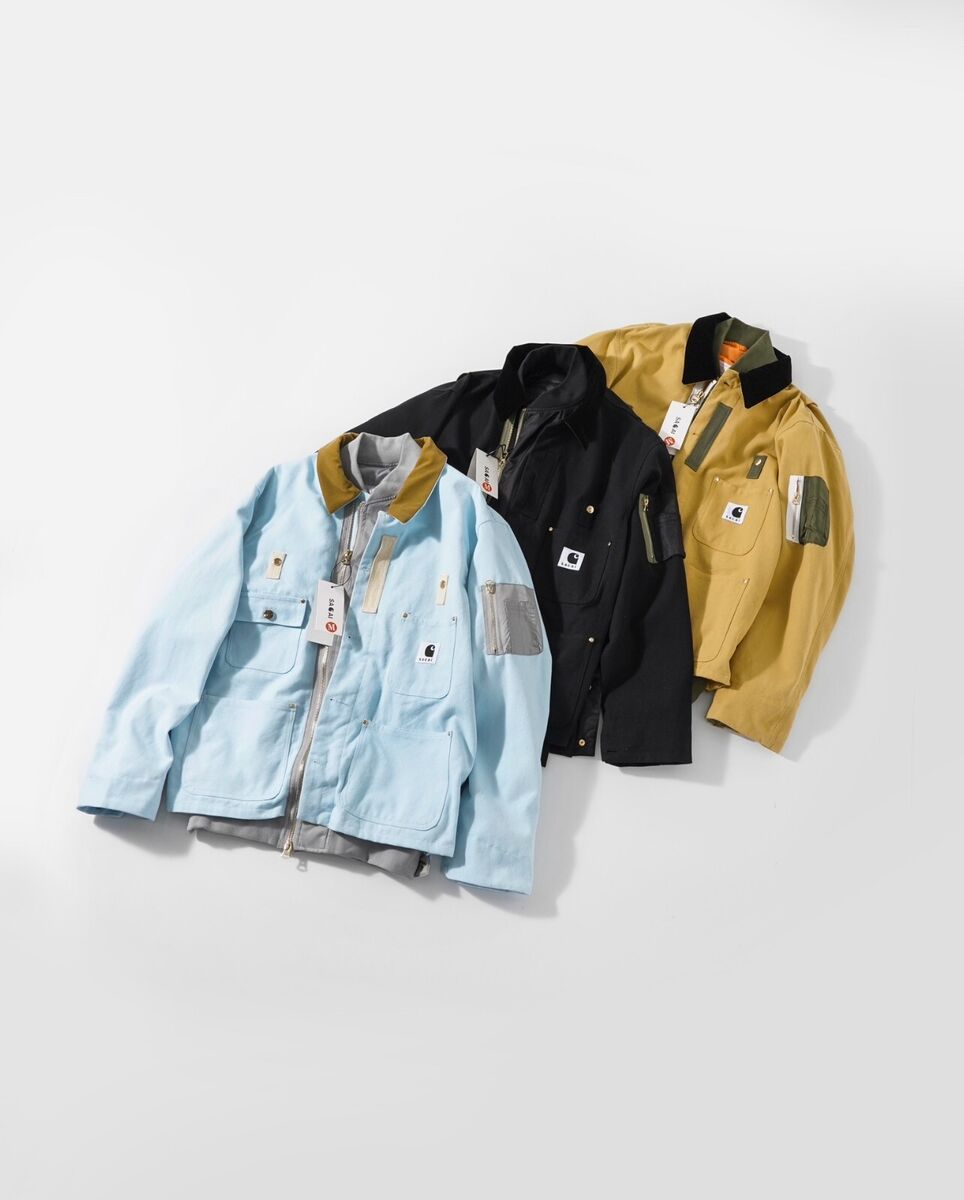 Sacai x Carhartt double deconstructed jacket | eBay Sacai x Carhartt double deconstructed jacket | eBay