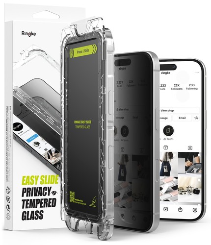 Protector de pantalla para iPhone 16 Pro Max Pro Plus | Ringke [fácil deslizamiento / privacidad] - Imagen 87 de 98