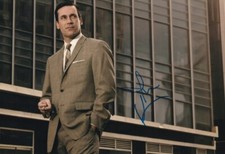 JON HAMM signed Autogramm 20x30cm MAD MEN in Person autograph COA