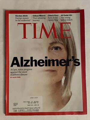 2010 October 25 TIME Magazine, Progress Against Alzheimer s (CP200)