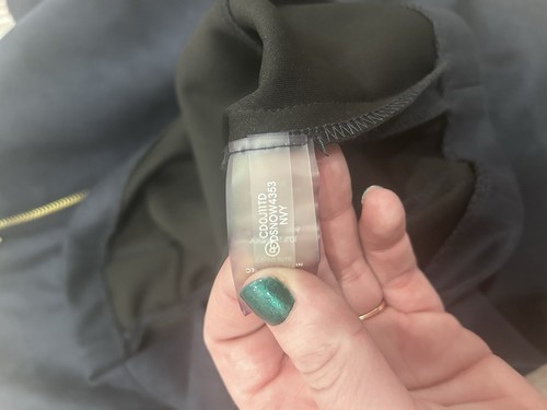 Calvin Klein Etuikleid dunkelblau Tulpenärmel zeitlos Tag/Abend Größe 4 - Bild 13 von 13