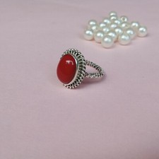 red coral ring