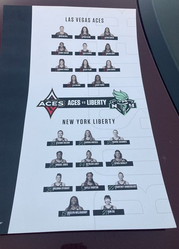 Las Vegas Aces 2023 WNBA Finals Gift Pack vs New York Liberty. Poster & Towel! - Picture 2 of 3