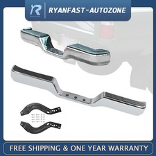 New Chrome Rear Step Bumper Assembly Fit For Truck Toyota Pickup 1989-1995
