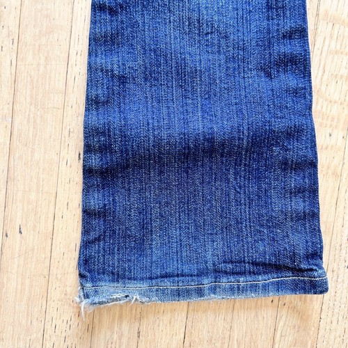 Rocawear Girls Jeans Sz 8 Bell Bottom Plaid Patches Embroidered Stitched Pocket - Picture 7 of 7
