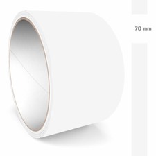 Zierstreifen 70mm 10 Meter Weiß Matt RAL 9003 Auto Boot Motorrad Wohnmobil WoWa