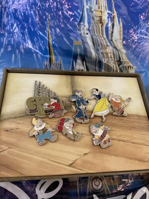 コレクション Peace 80thAnniversary Pairing Box Disney Snow White And Seven Dwarfs 80th Anniversary Pin Box Set LE