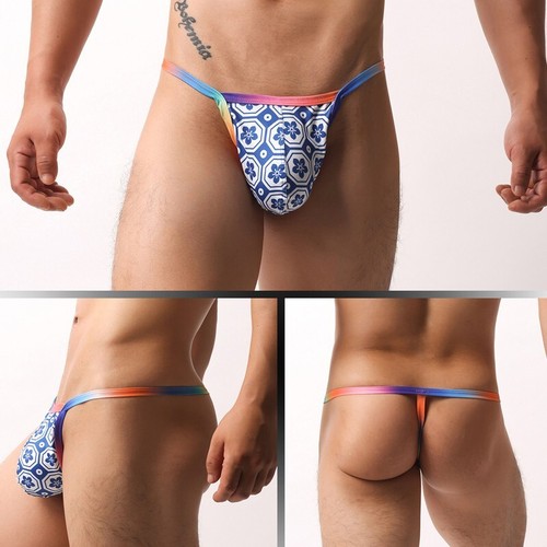 Sexy Men Soft Bikini Pouch Panties Underwear Stretch Low-rise G Strings Thongs - Picture 6 of 13