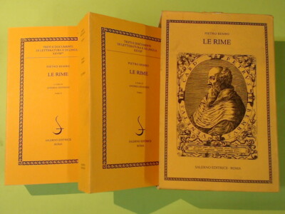 LE RIME TOMO I E II PIETRO BEMBO SALERNO VERLAG