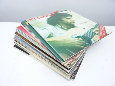 12' Schalplatten Sammlung Griechische Musik 20 LPs Moustaki Theodorakis u.v.a.