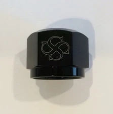 X319 -6AN Flare Cap With Internal O-ring ORB BLACK Cap with Internal ORB