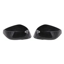 Gloss Black Side Door Wing Mirror Cover Caps For Infiniti QX30 Q50 Q60 Q70 2014+