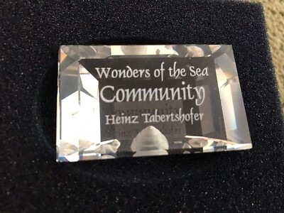 Swarovski Crystal Society Wonders of the Sea Community Plaque Limited-Edition