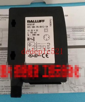 1pcs New Balluff BOS 50K-PA-RH12-S4 laser scattering optical sensor