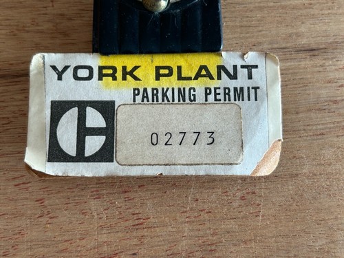 York Plant Permesso Parcheggio Supporto Magnetico Old Time Decorazione Auto Vintage PA - Foto 6 di 18