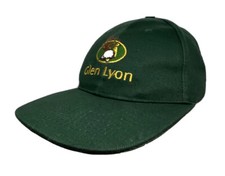 Glen Lyon Hat Cap Green Cotton Headwear Adjustable Size Mens Hunting Bird