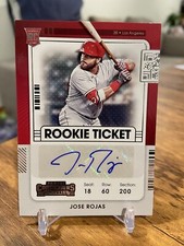2021 Panini Contenders Rookie Ticket Jose Rojas AUTO #194 🔥📈