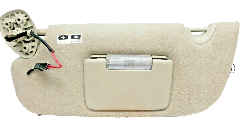 Солнцезащитный козырек для правостороннего пассажира 2002–2006 GMC Yukon Denali желтовато-коричневый от оригинального производителя - Изображение 3 из 4