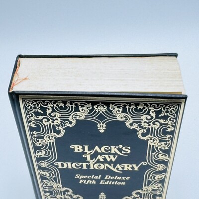 Black's Law Dictionary Special Deluxe Fifth 5th Edition 1979