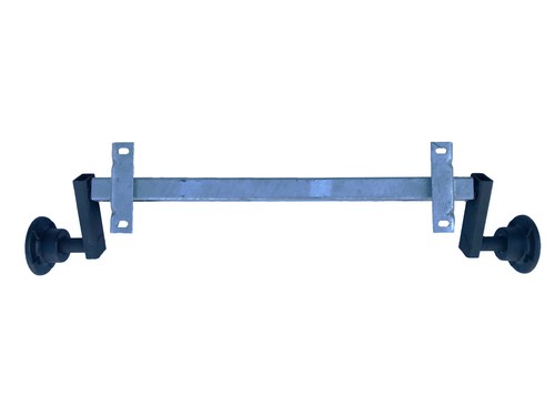 500 kg Schlegl-BWN MB5 AM: 600 mm PKW Anhänger Achse VK50 ungebremst AS: 100*4 - Bild 2 von 11