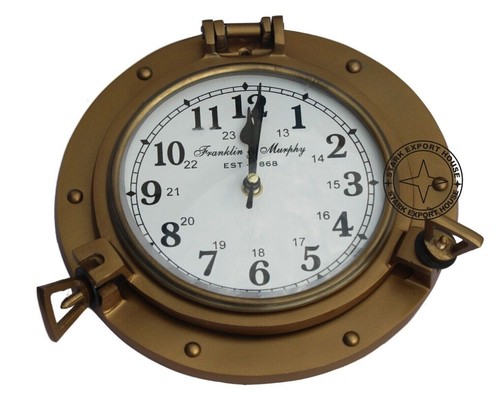 Horloge de Navire Vintage en Laiton de Kundo, Allemagne, 1970s en vente