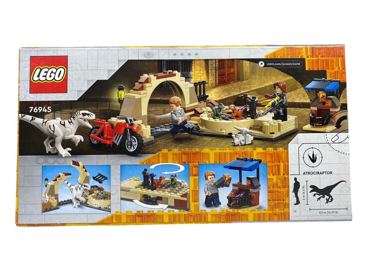 LEGO Jurassic World Atrociraptor Dinosaur: Bike Chase Set, 76945