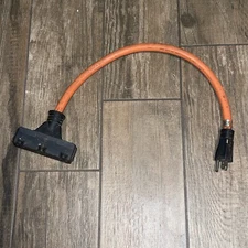 Heavy Duty 2FT 12/3 AWG 3 Way Extension Power Cord 12 Gauge 3 Outlet Husky Works