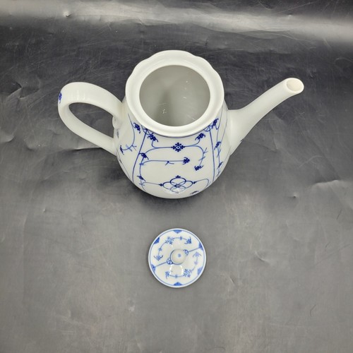 Winterling Bavaria Germany Strohblume China blau Teekanne Milchkännchen Zucker mit Deckel - Bild 6 von 21