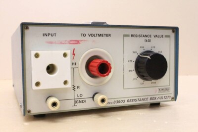 KIKUSUI SPEC83903 UL load resistor RESISTANCE BOX/UL
