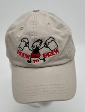 Gorra Brew To Brew Hat Beer Crawl Dad Caqui Tostado 5K Ajustable